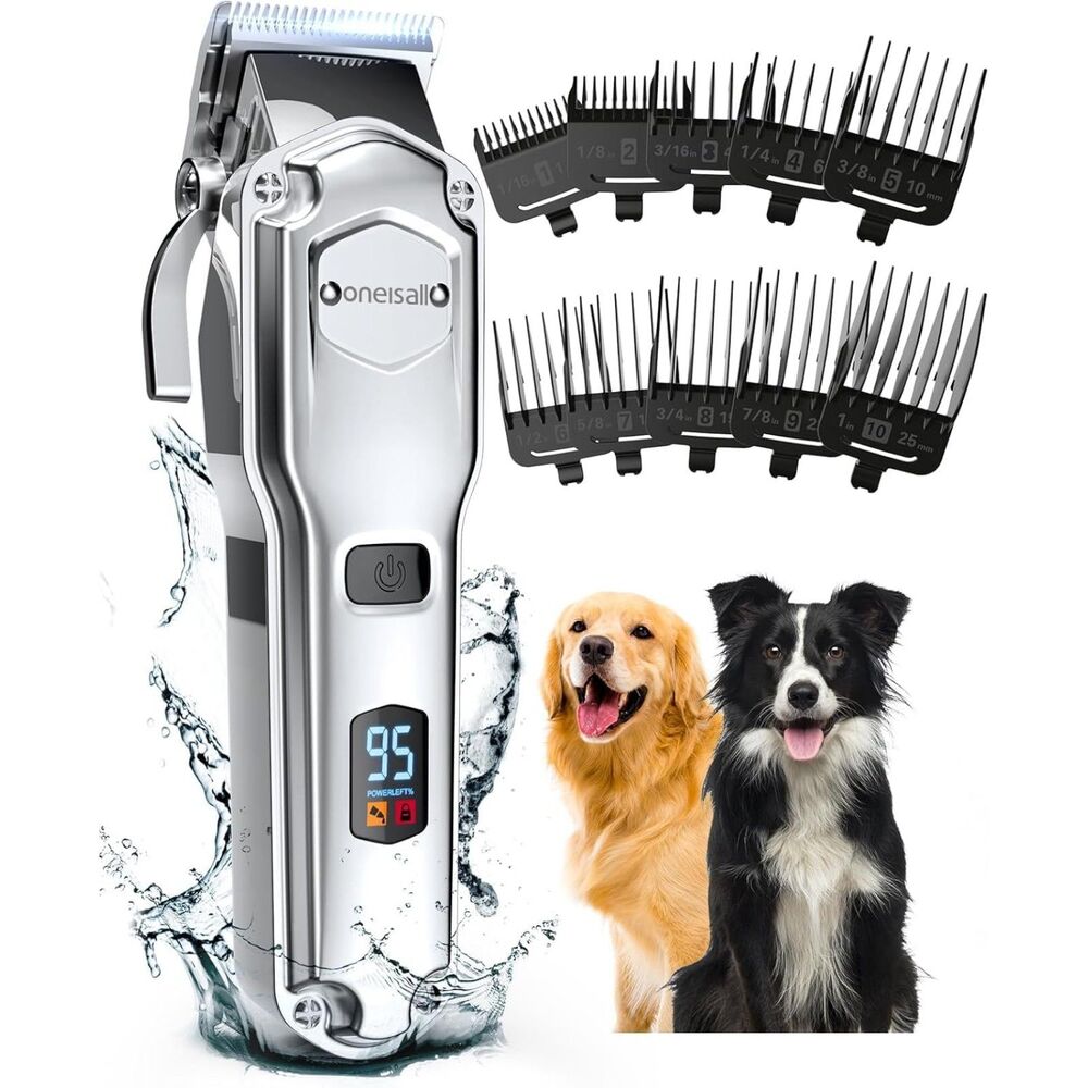 oneisall Dog Clippers for Grooming Thick Heavy Coats
